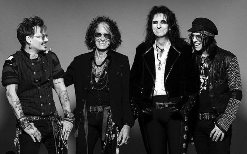 Johnny Depp Reunites With Hollywood Vampires Band For New Tour