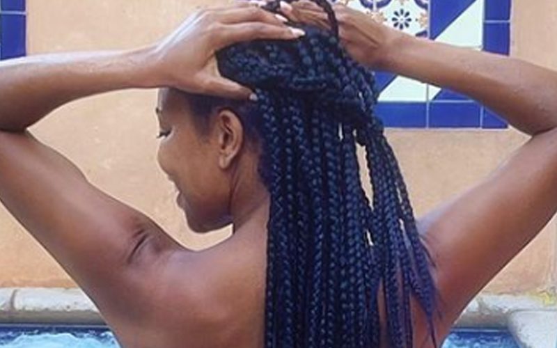 Gabrielle Union Bares All In Stunning Poolside Photo Drop