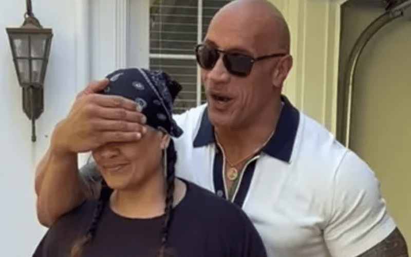 The Rock Surprises Tamina Snuka With New Car After Buying Her A House