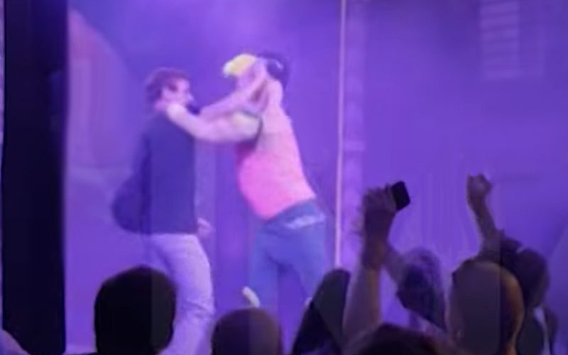 Fan Pummeled For Rushing Stage During Oliver Tree Show