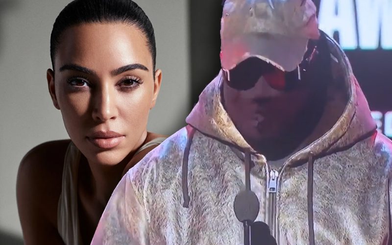 Kanye West Throws Shade At Kim Kardashian During BET Awards