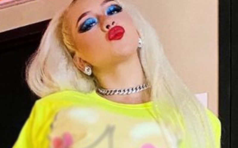 Christina Aguilera Rocks Bikini Over Bodysuit In Bold Fashion Move
