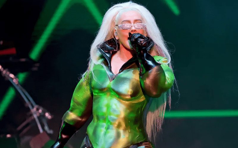 Christina Aguilera Flaunts Sparkly Adult Toy On Stage During Pride Performance