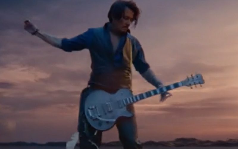 Johnny Depp Shreds Guitar In Prime Time Ad Campaign After Winning Amber Heard Trial