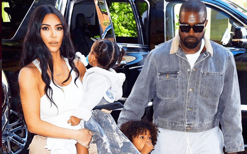 Kim Kardashian & Kanye West Spotted Together At Daughter’s Basketball Game