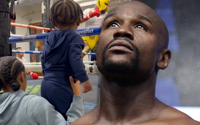 Floyd Mayweather Passes The Torch To His Grandson KJ