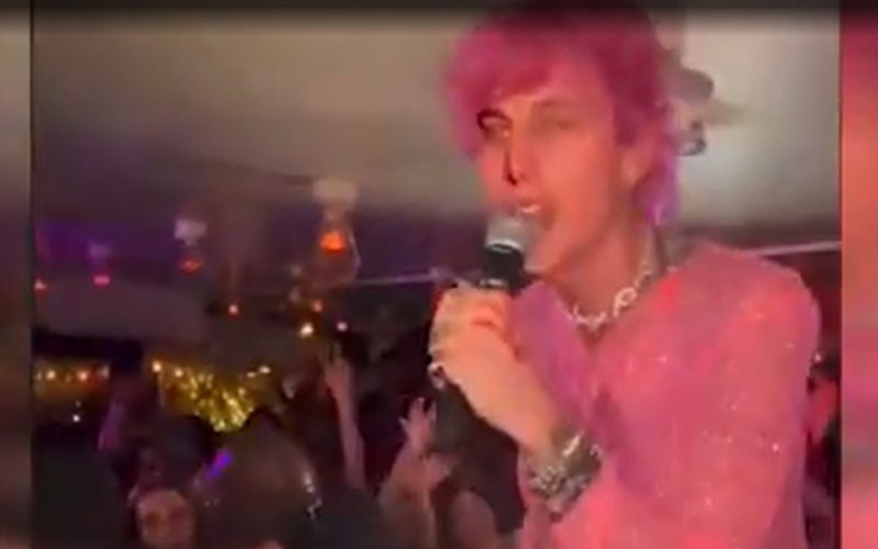 Machine Gun Kelly Busts His Head Open With Champagne Glass At Wild NYC After-Party