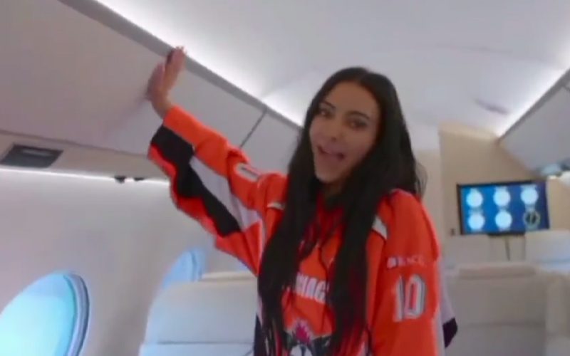 Kim Kardashian Gives Tour Of Her $150 Million Private Jet