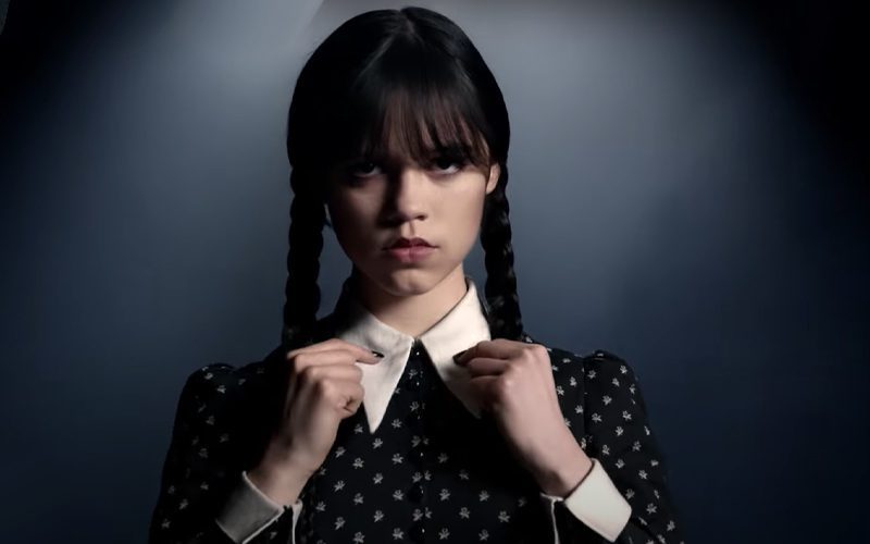 First Look At Jenna Ortega As Wednesday Addams For Tim Burton Netflix Series