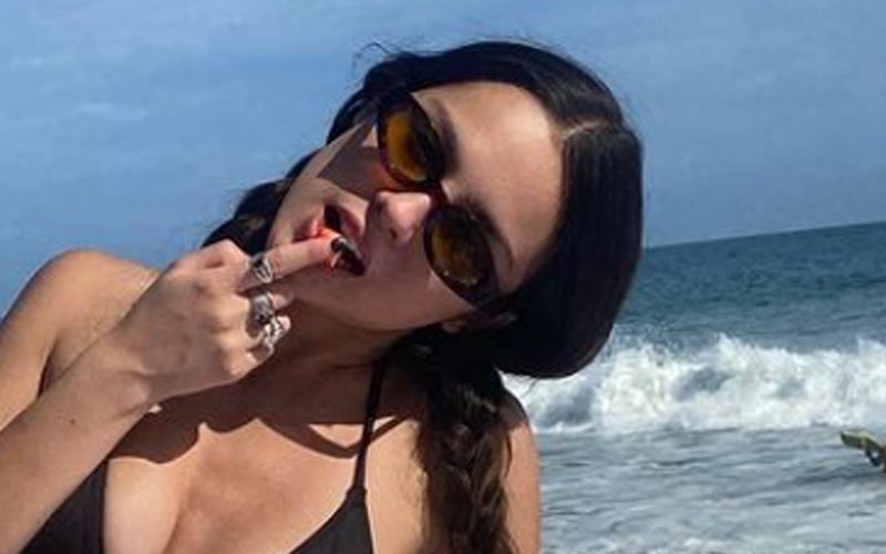 Olivia Rodrigo Seduces In Black Bikini Top Photo Drop