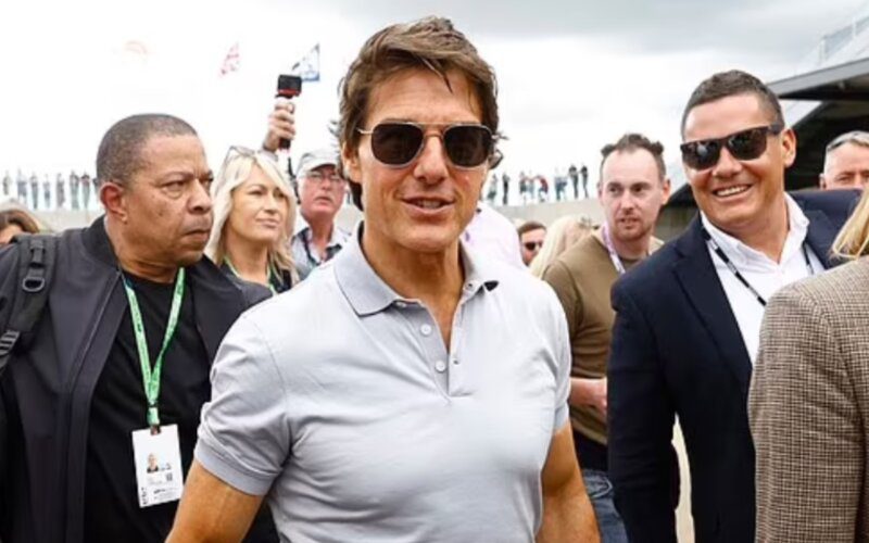 Tom Cruise Celebrates His 60th Birthday At The 2022 British Grand Prix