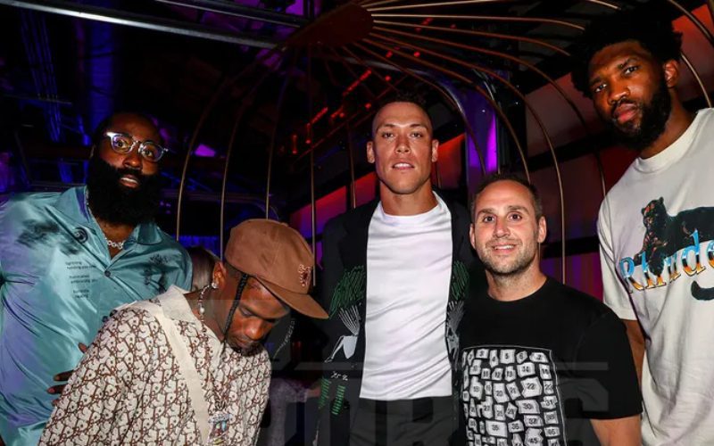 Aaron Judge Parties With Travis Scott Before All-Star Game