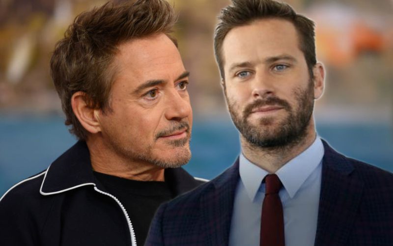 Robert Downey Jr. Paid For Armie Hammer’s Six-Month Rehab Stay