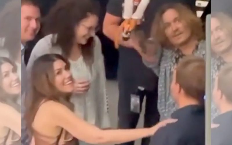 Johnny Depp Reunites With Attorney Camille Vasquez In Europe
