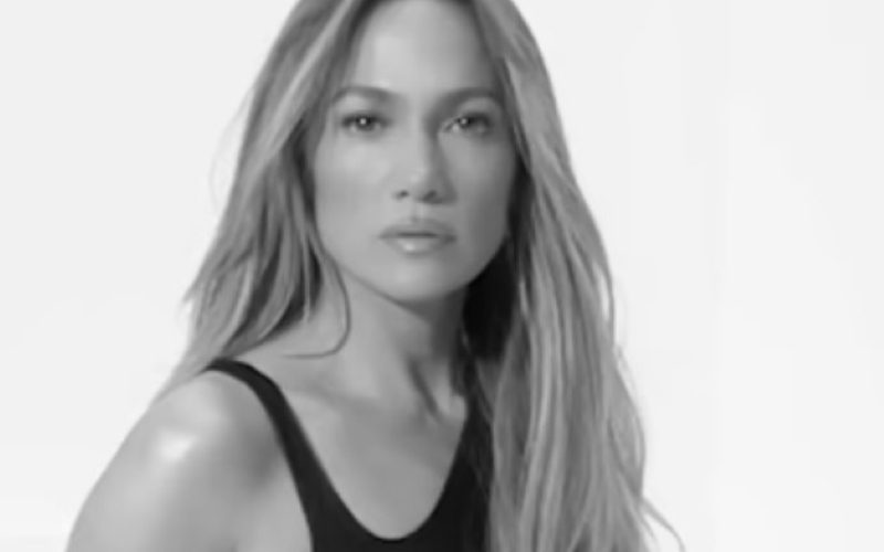 Jennifer Lopez Shows Off Big In Skimpy Cutout Black Swimsuit