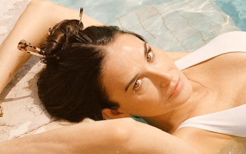 Demi Moore Shows Off Her Timeless Physique In Tiny White Swimsuit As She Approaches 60