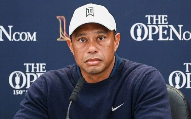 Tiger Woods Breaks Down In Tears At The British Open