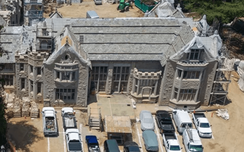 Playboy Mansion Remodeling In Its 4th Year With No Sign Of Progress
