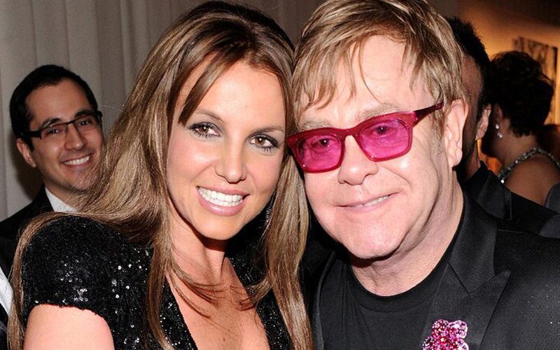 Britney Spears Back In The Studio To Record With Elton John