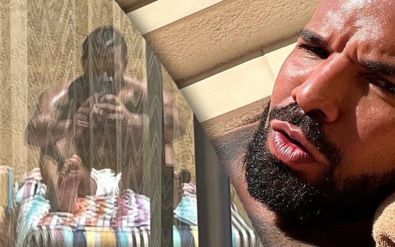 Drake Goes Sans Shirt While Temperatures Are Soaring