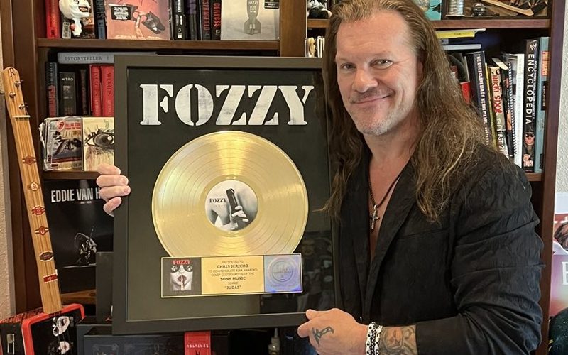 Chris Jericho Celebrates Fozzy’s First Gold Record With ‘Judas’