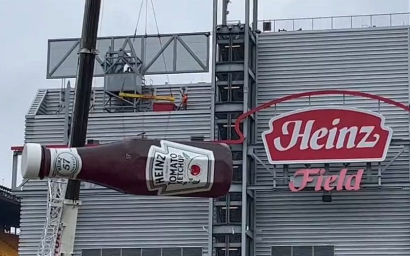Pittsburgh Steelers Removing Iconic Giant Heinz Ketchup Bottles After Stadium Rebrand