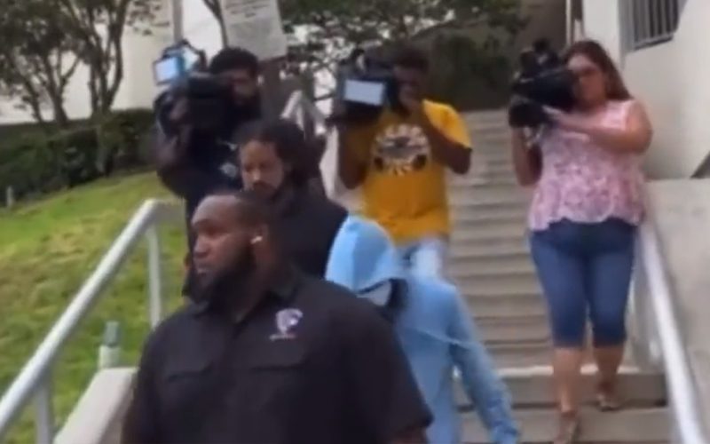 Kodak Black Being Escorted Out Of Jail In New Video