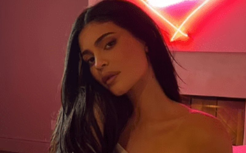 Kylie Jenner Shows Off Lots Of Skin In Sultry Satin Dress