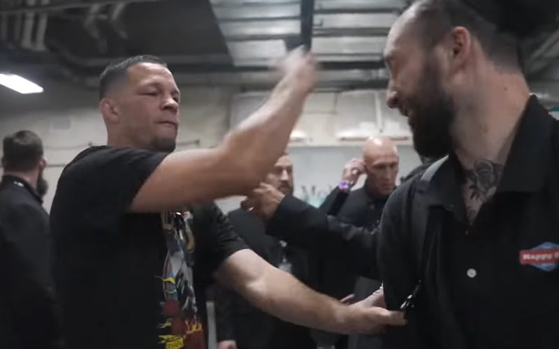 Nate Diaz Slaps UFC Reporter In New Viral Video