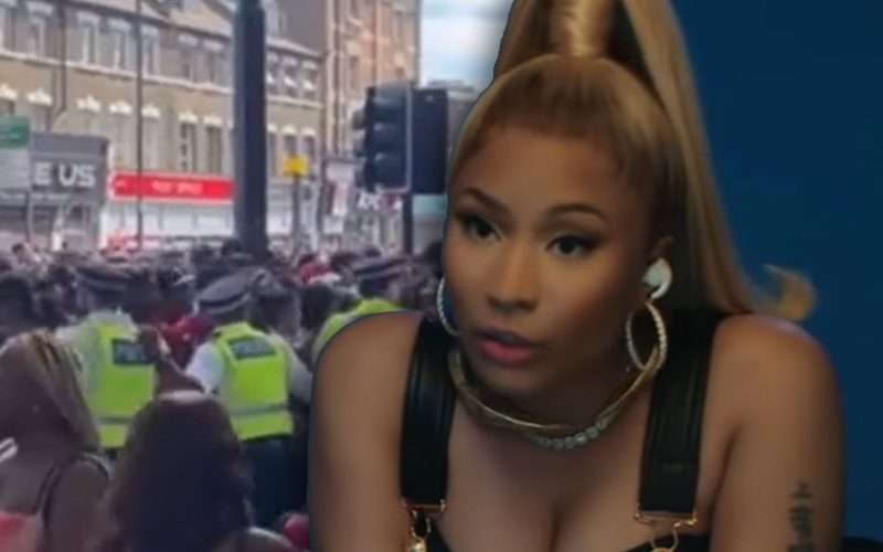 Nicki Minaj Fans Break Barricades To See Her At Wireless Festival In London