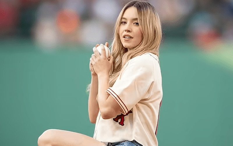 Sydney Sweeney Throws First Pitch At Boston Red Sox Game In Daisy Duke Booty Shorts