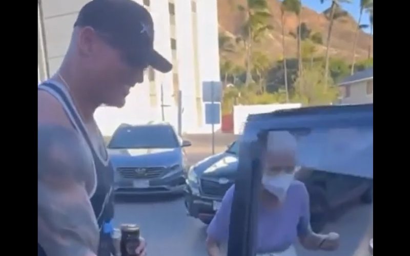 The Rock Reminds Fans Chivalry Isn’t Dead While Opening Car Door For Elderly Lady