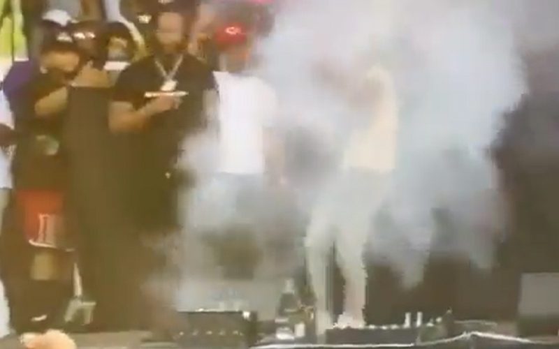 Lil Durk Injured At Lollapalooza After Getting Hit In The Face By Onstage Explosive