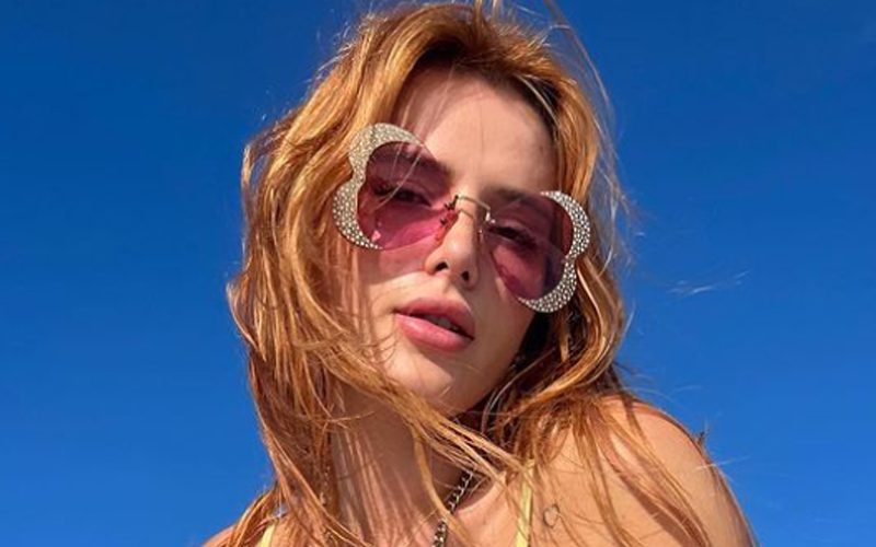 Bella Thorne Asks If We ‘Feel Old Yet’ With Skimpy Pink Bikini Photo Drop