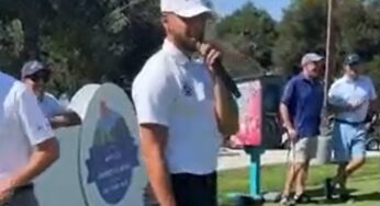Steph Curry Breaks Out Freestyle Rap During Golf Tournament