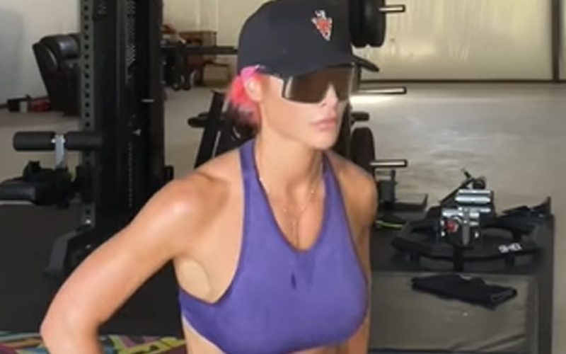 Eva Marie Shows Off Her Killer Abs In Booty Shorts Video Drop