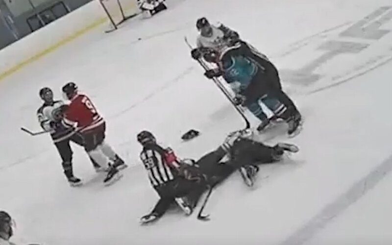 Cops Investigating After Hockey Player Strikes Opponent’s Face With Skates