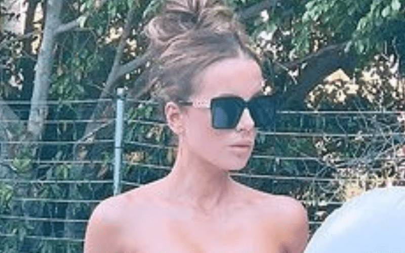 Kate Beckinsale Flaunts Her Physique In A Pink Bikini With Her Persian Cat In Pool