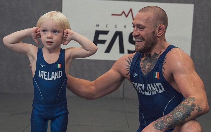 Conor McGregor Encourages His Son To Fight Him In The Gym