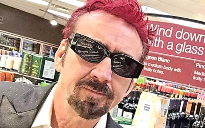 Nicolas Cage Stuns With New Bright Red Hair In Wild Makeover