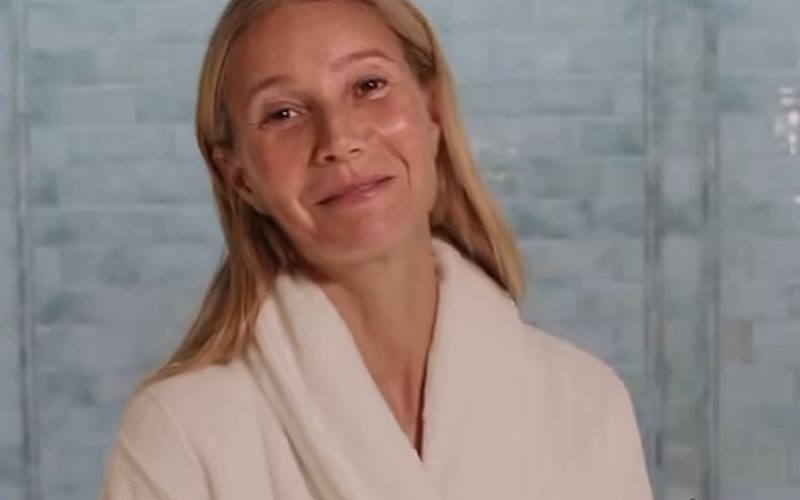 Gwyneth Paltrow Strips Down To Show Off Her Spa Routine