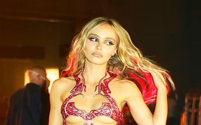 Johnny Depp’s Daughter Lily-Rose Depp Shows Off Her Big In New Sheer Lingerie Photo Drop