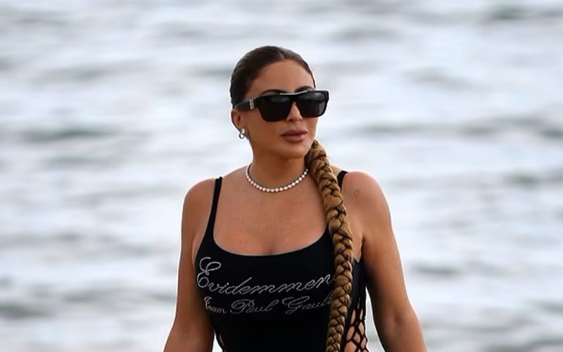 Larsa Pippen Shows Off Big In Racy One-Piece Swimsuit