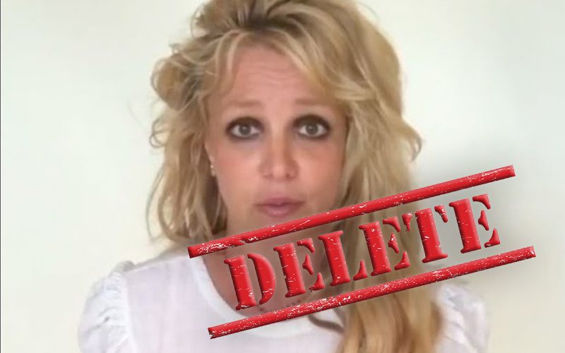 Britney Spears Deletes Her Instagram Account Again