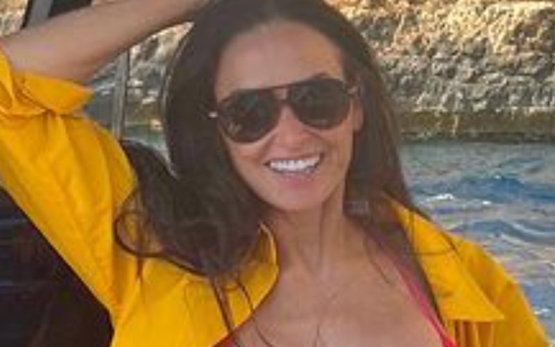 Demi Moore Shows Off Her Bikini Body At 59-Years-Old