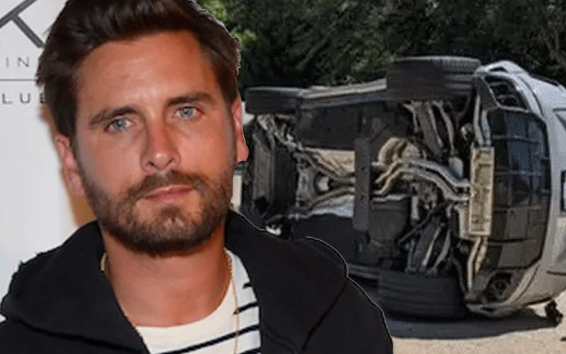Scott Disick Declined Medical Assistance After Lamborghini SUV Flipped In Wreck