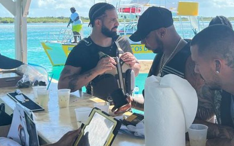 Drake, J. Cole, & Kevin Durant Enjoy Group Vacation In Turks & Caicos