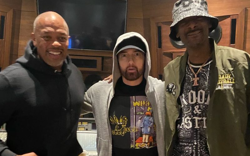 Eminem In The Studio With Dr. Dre & Snoop Dogg