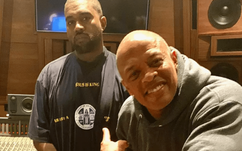 Kanye West & Dr. Dre Spotted Together In The Studio