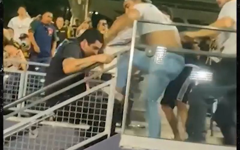 Fan Kicks Man Down Stairs During Wild Brawl At San Diego Padres Game